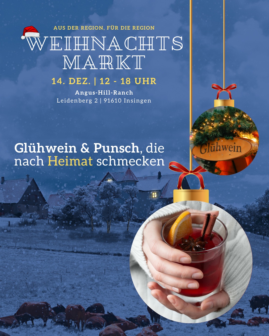 Regionaler Glühwein & Punsch